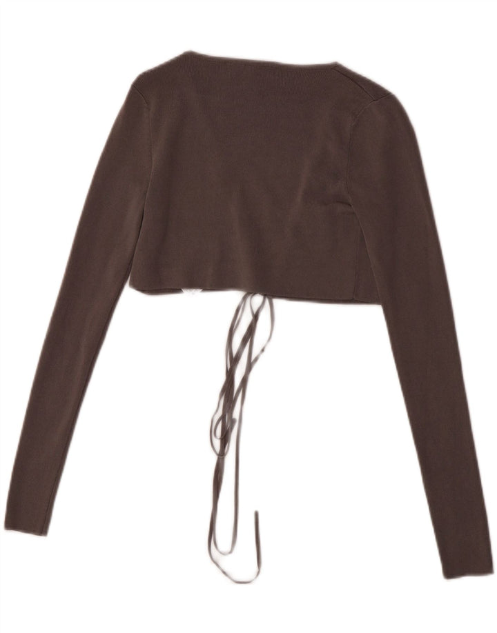 Top cardigan pentru femei Zara UK 8 mic, gri, viscoză