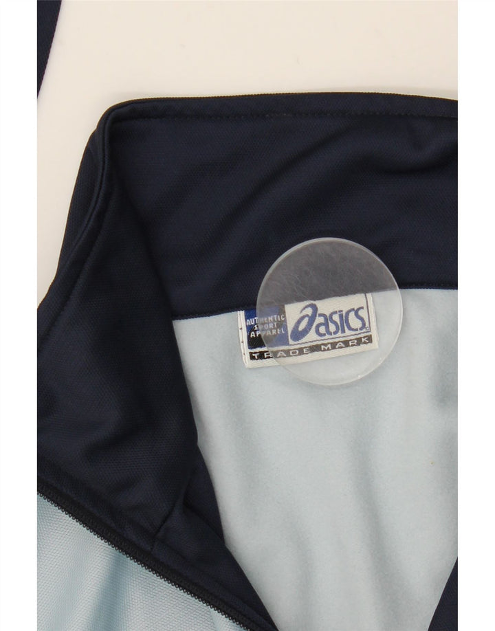 Jachetă de trening Asics pentru bărbați, mare, albastru, din poliester