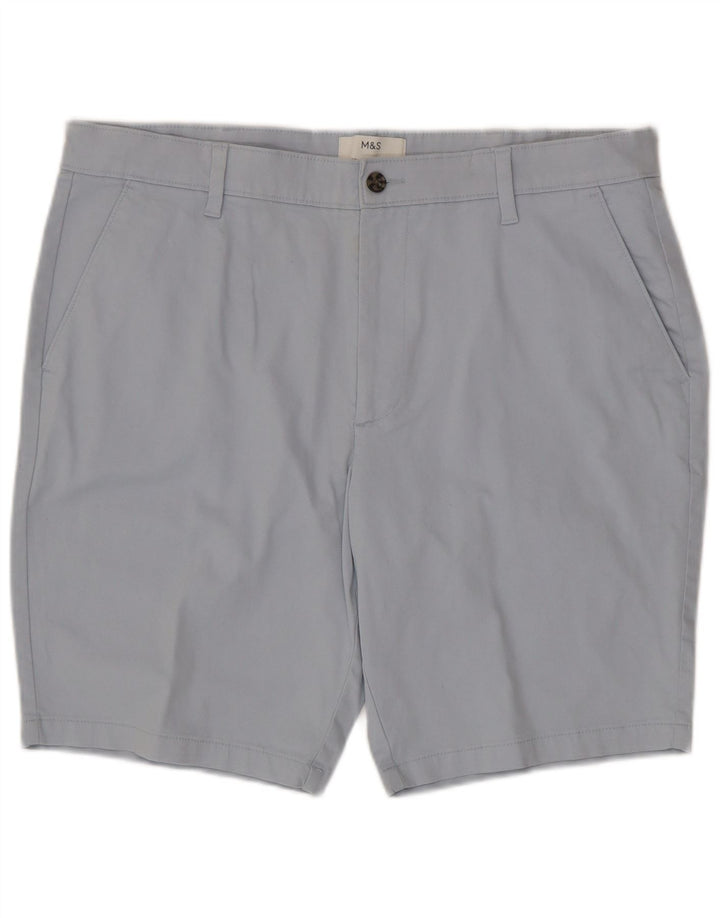 Pantaloni scurți chino pentru bărbați Marks & Spencer W38 XL Bumbac albastru