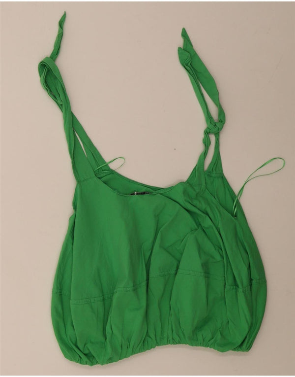 Crop Top pentru femei Zara UK 8 Small Green