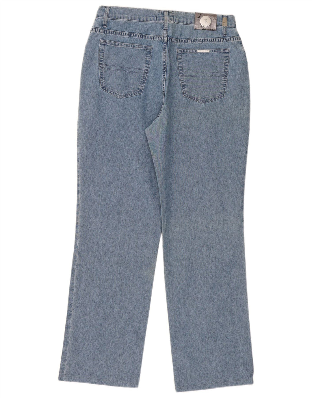 Trussardi blugi drepti pentru femei W32 L30 bumbac albastru