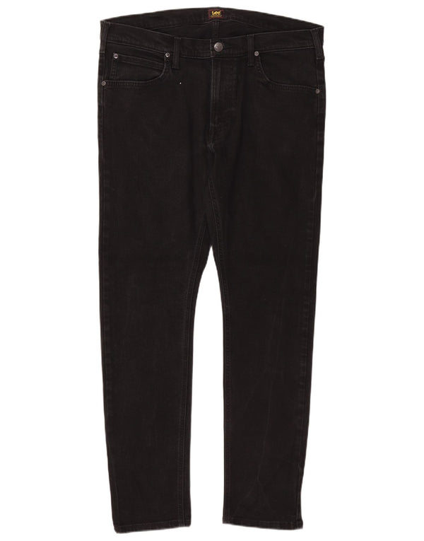 Blugi Lee Luke Tapered Slim W36 L32 bumbac negru