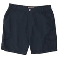 Pantaloni scurti cargo pentru femei THINK PINK W30 Medium Bleumarin