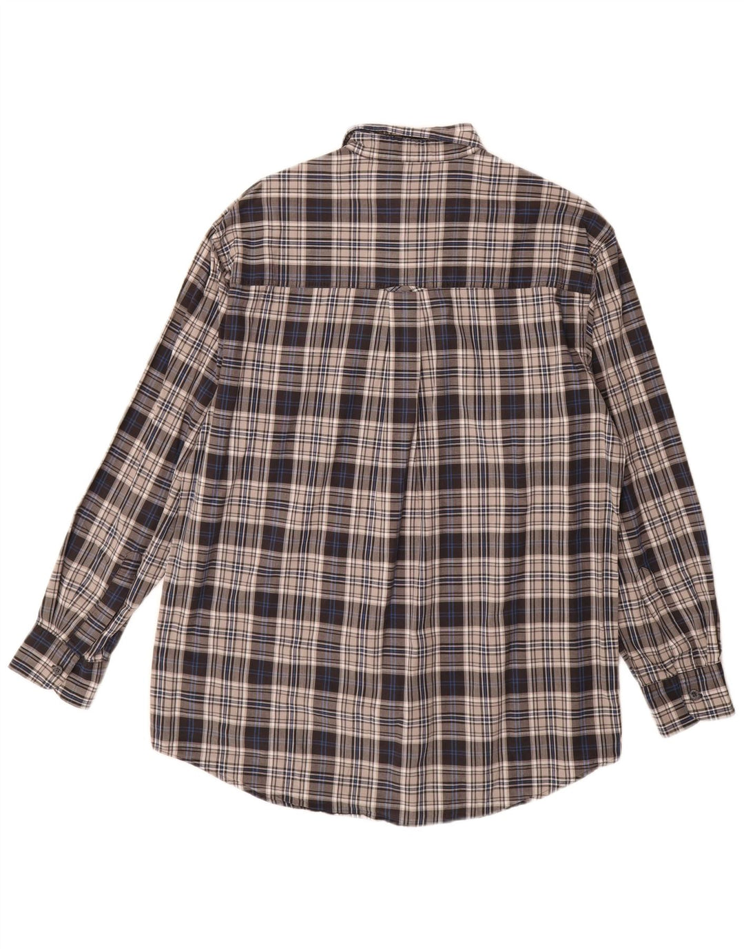 Cămașă de flanel pentru bărbați Chaps Ralph Lauren, bumbac cu carouri, gri mediu