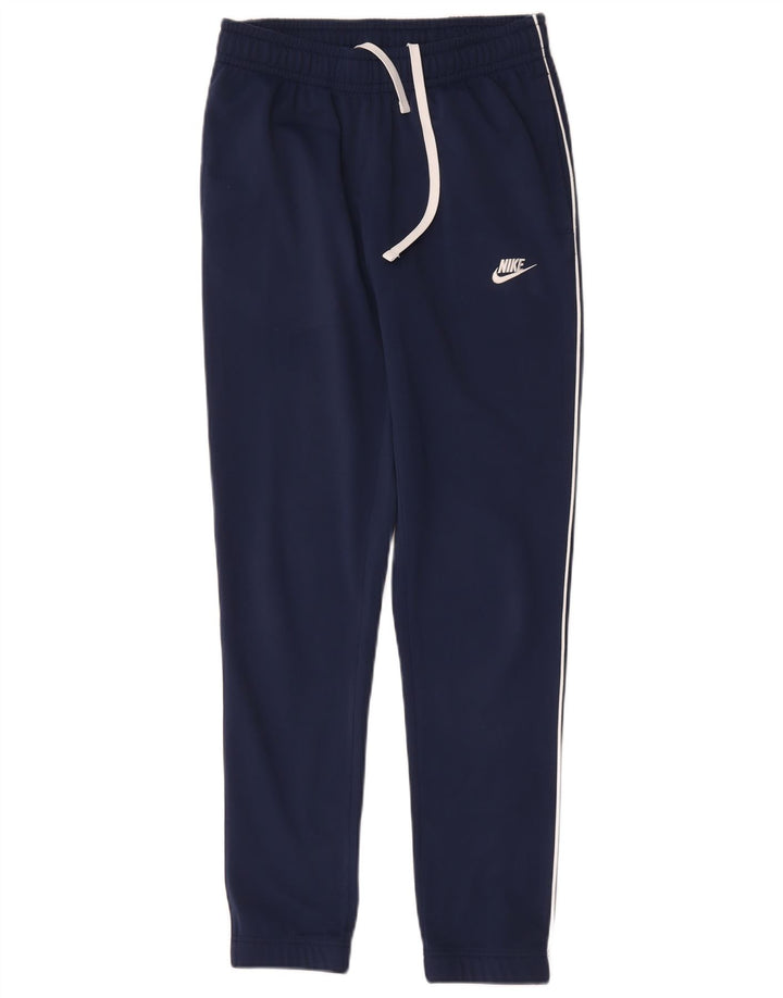 Pantaloni de trening Nike pentru femei UK 10 Poliester bleumarin mic