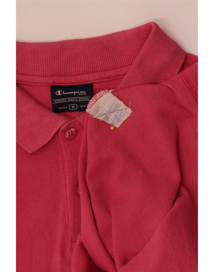 Tricou polo Champion pentru bărbați, bumbac roz mediu