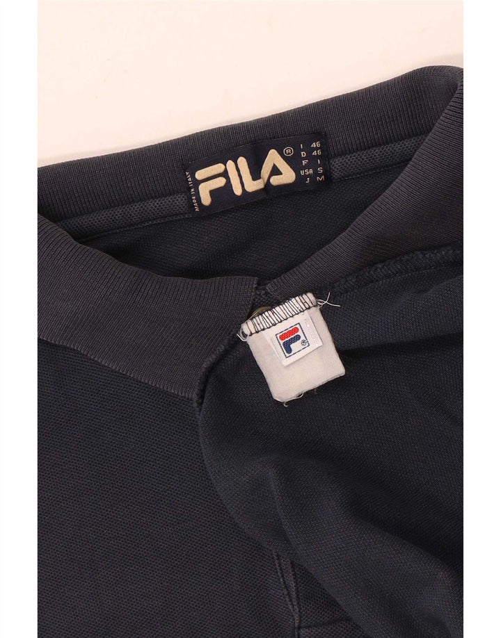Cămașă Polo Fila Bărbați IT 46 Mic Bumbac Bleumarin
