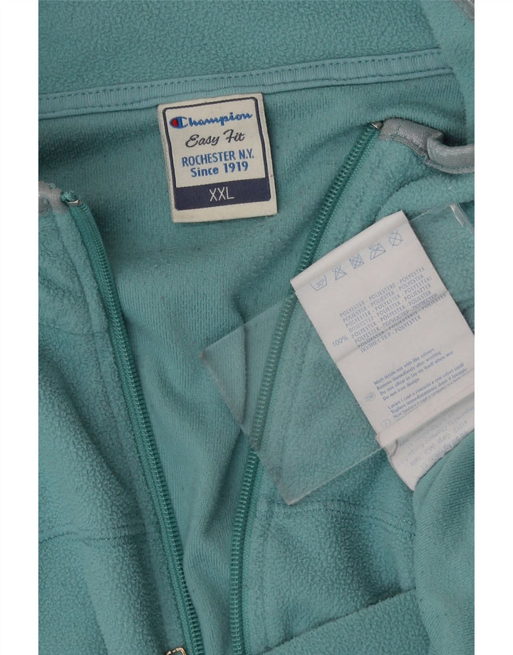 Jachetă fleece pentru femei Champion Easy Fit UK 20 2XL Albastru Poliester