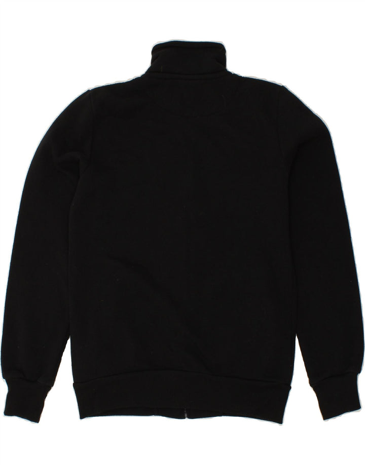 DIADORA Womens Graphic Tracksuit Top Jacket UK 10 Small Black Polyester Vintage Diadora and Second-Hand Diadora from Messina Hembry 