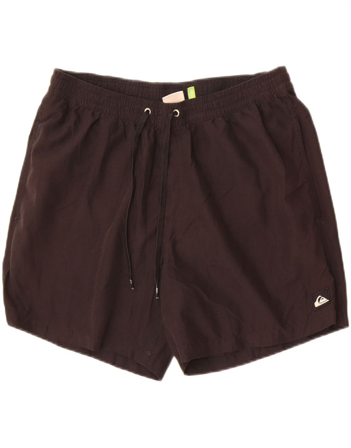 Pantaloni scurți de înot Quiksilver pentru bărbați, mari, negru, poliester