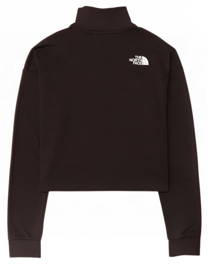Top de trening The North Face pentru femei Crop Graphic Pullover UK 10 Small Black