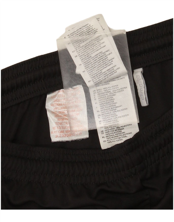 Pantaloni scurți sport adidas Climalite pentru băieți 12-13 ani, mari, negru, poliester