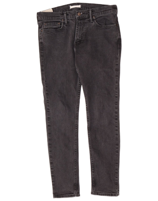 Blugi super skinny pentru bărbați Abercrombie & Fitch W32 L30 bumbac gri