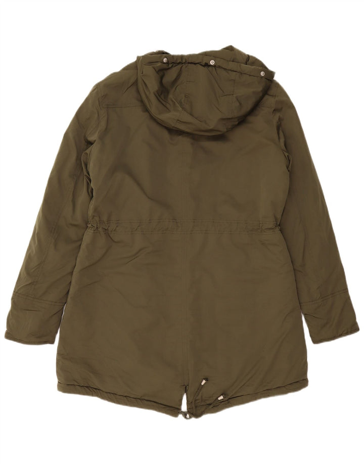 Jachetă parka cu glugă Champion pentru femei UK 18 XL Kaki Poliester