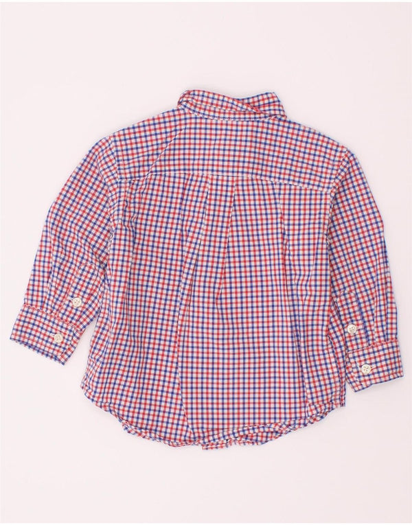 Ralph Lauren Baby Boys Shirt 9-12 Months Red Gingham Cotton