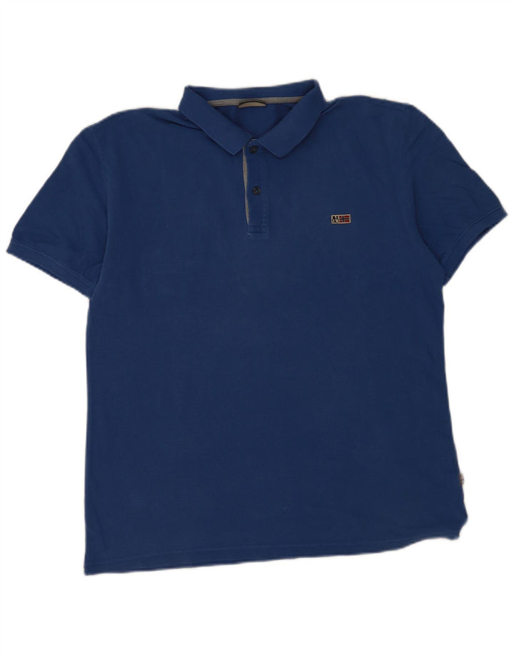 Tricou polo Napapijri pentru bărbați, mare, albastru