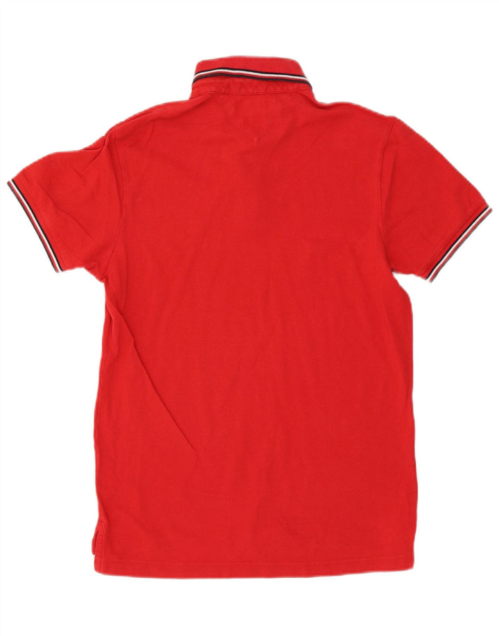Tricou polo Tommy Hilfiger pentru bărbați, roșu mediu
