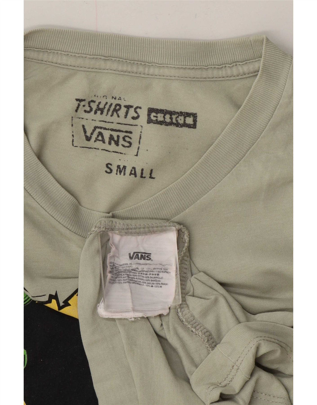 Tricou grafic Vans pentru bărbați Top mic, gri, bumbac