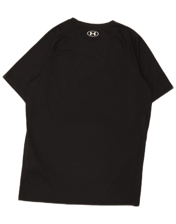 Tricou grafic Under Armour Boys Loose Fit Top 13-14 ani XL Negru