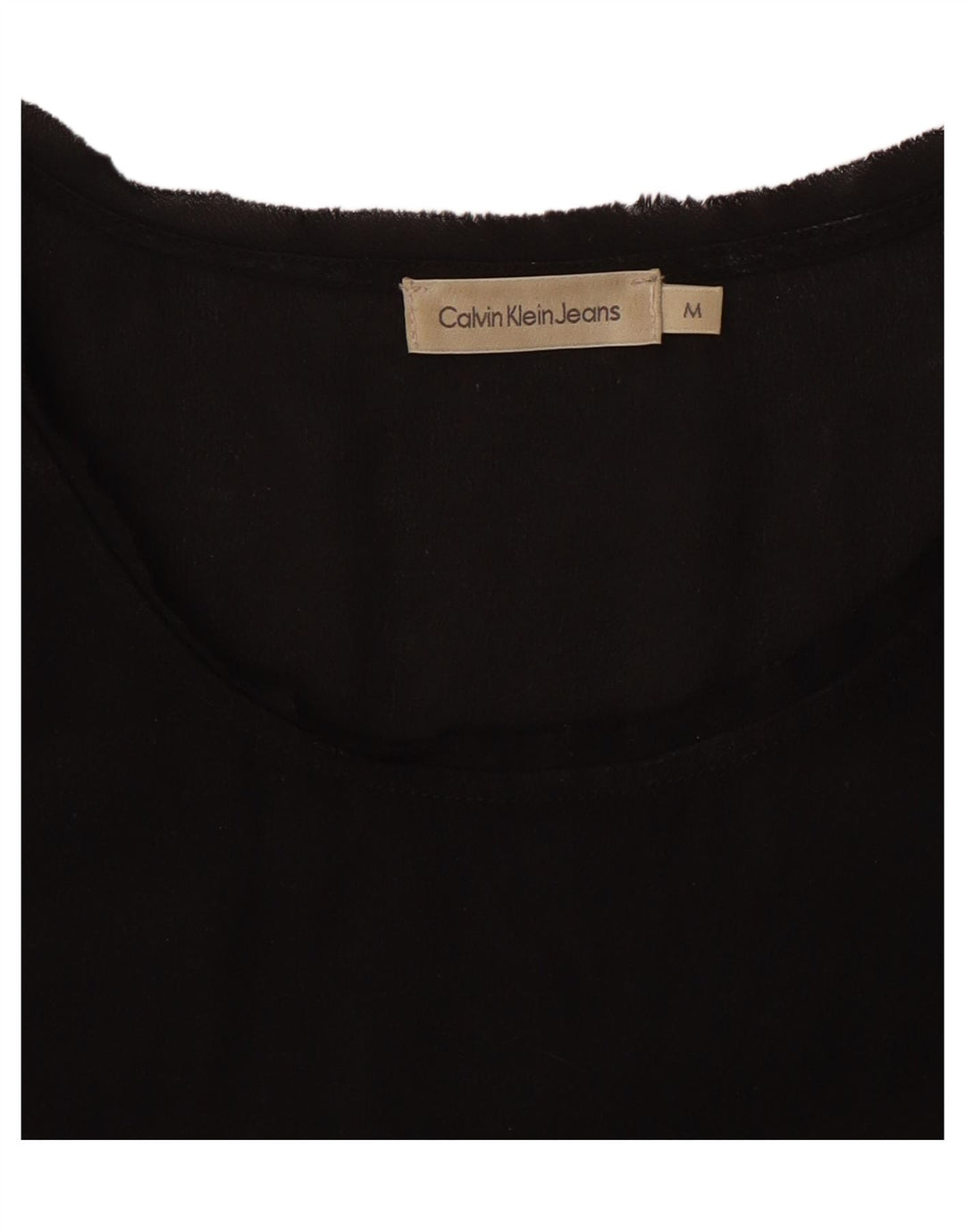 Bluză pentru femei Calvin Klein Jeans Top UK 14 Medium Black