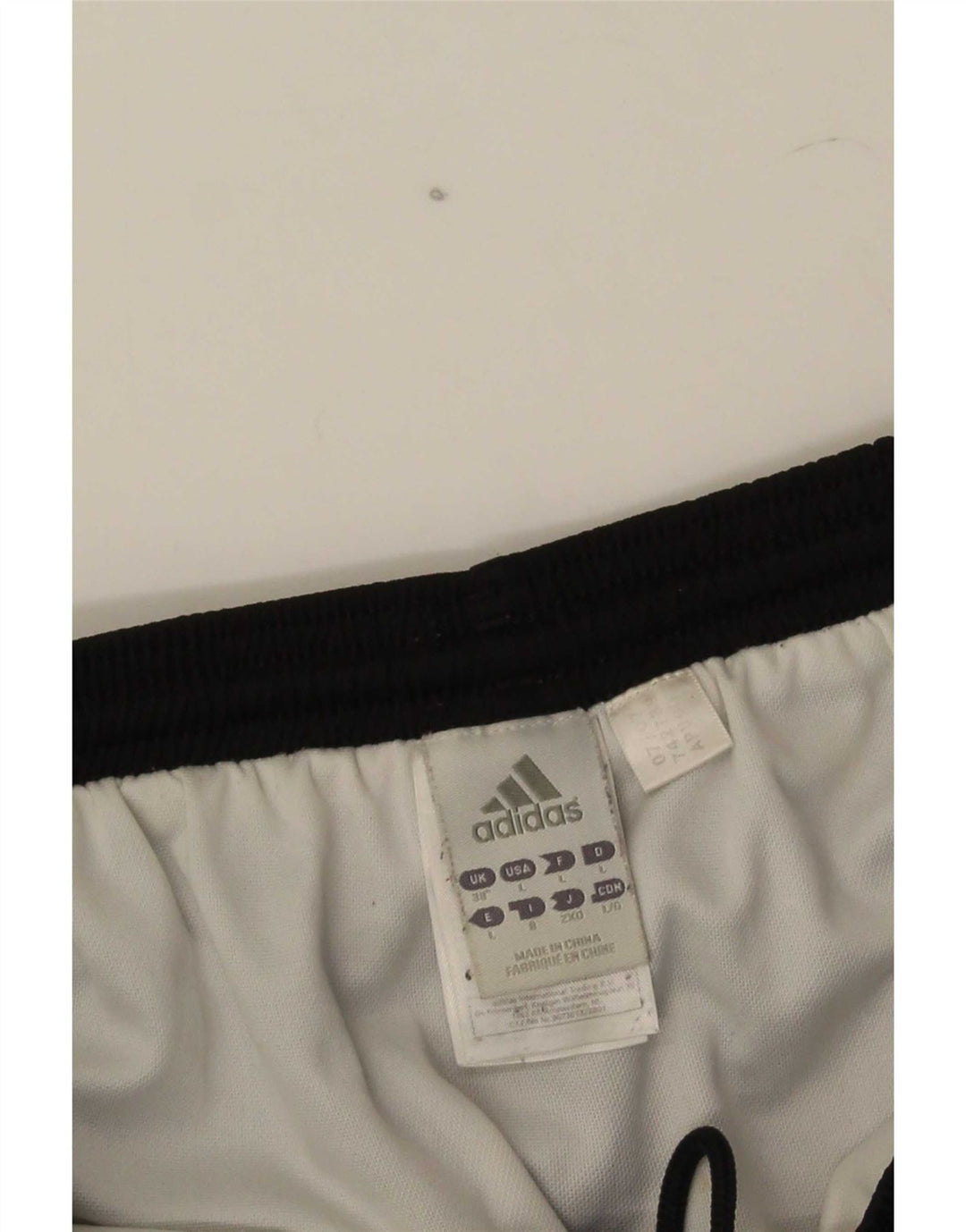 Pantaloni scurți sport adidas Climalite pentru bărbați, poliester cu dungi mari, negre