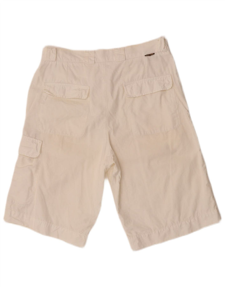 Pantaloni scurți cargo pentru bărbați Lacoste Mărimea 40 Medium W32 Bumbac alb