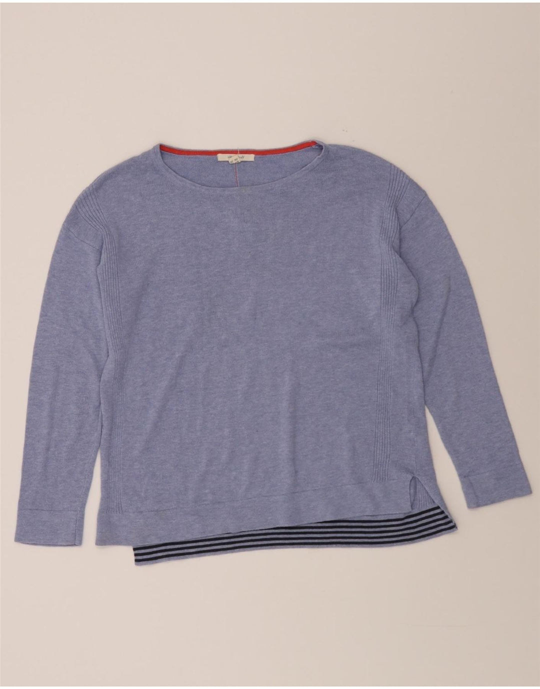 WHITE STUFF Womens Boat Neck Jumper Sweater UK 10 Small Purple Vintage White Stuff and Second-Hand White Stuff from Messina Hembry 