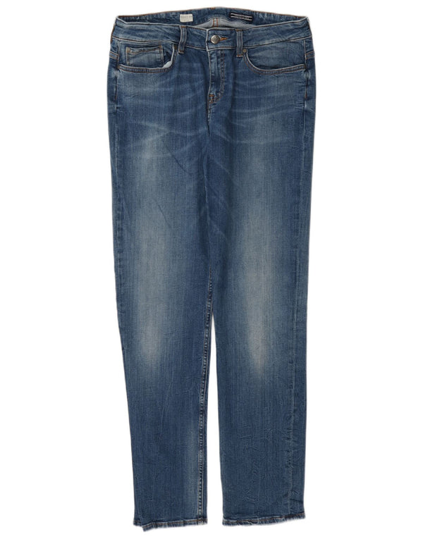 Blugi drepti pentru femei Tommy Hilfiger Madrid RW W31 L32 bumbac albastru
