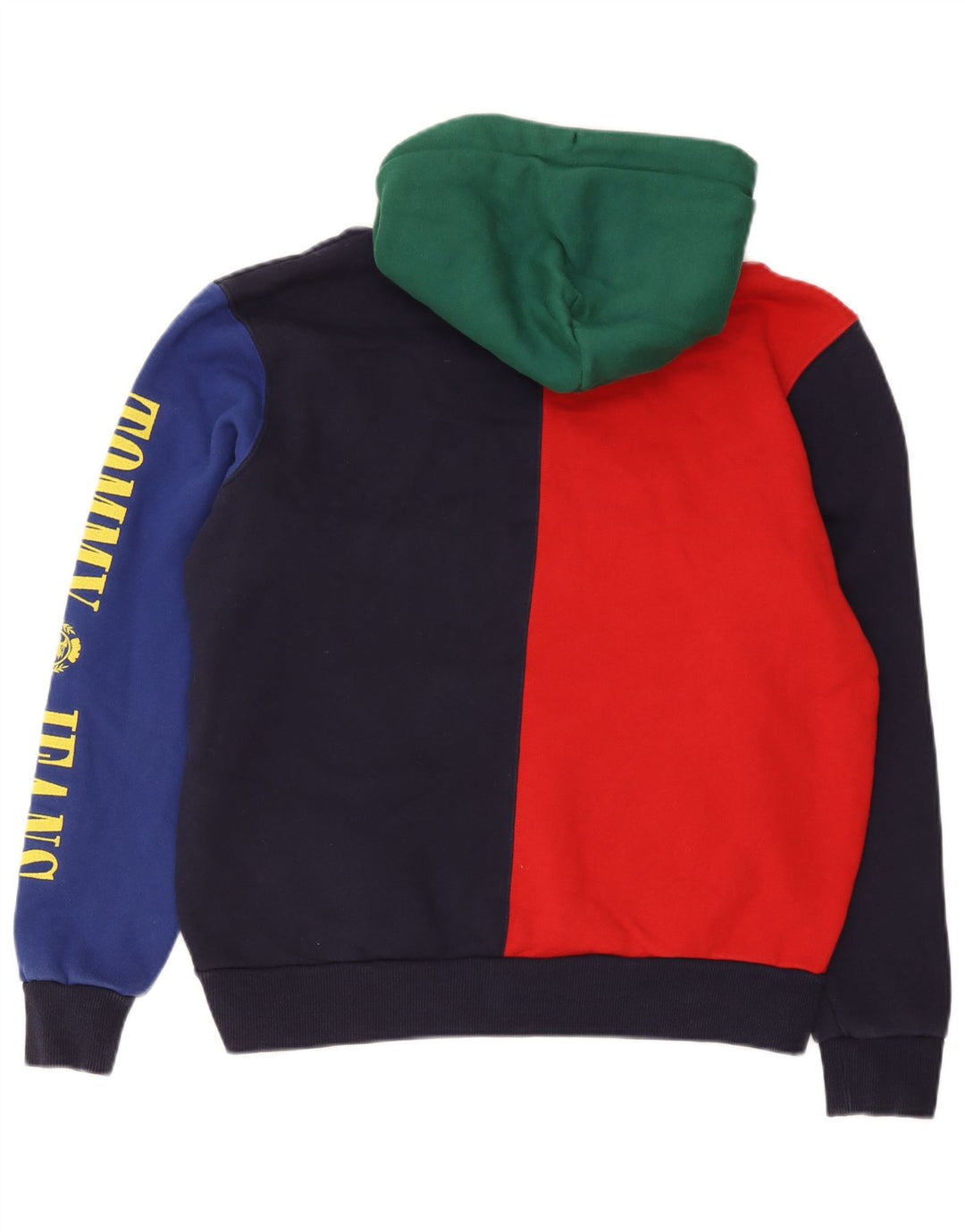 Hanocă grafică Tommy Hilfiger pentru bărbați. Pulover mediu multicolor, bloc de culoare