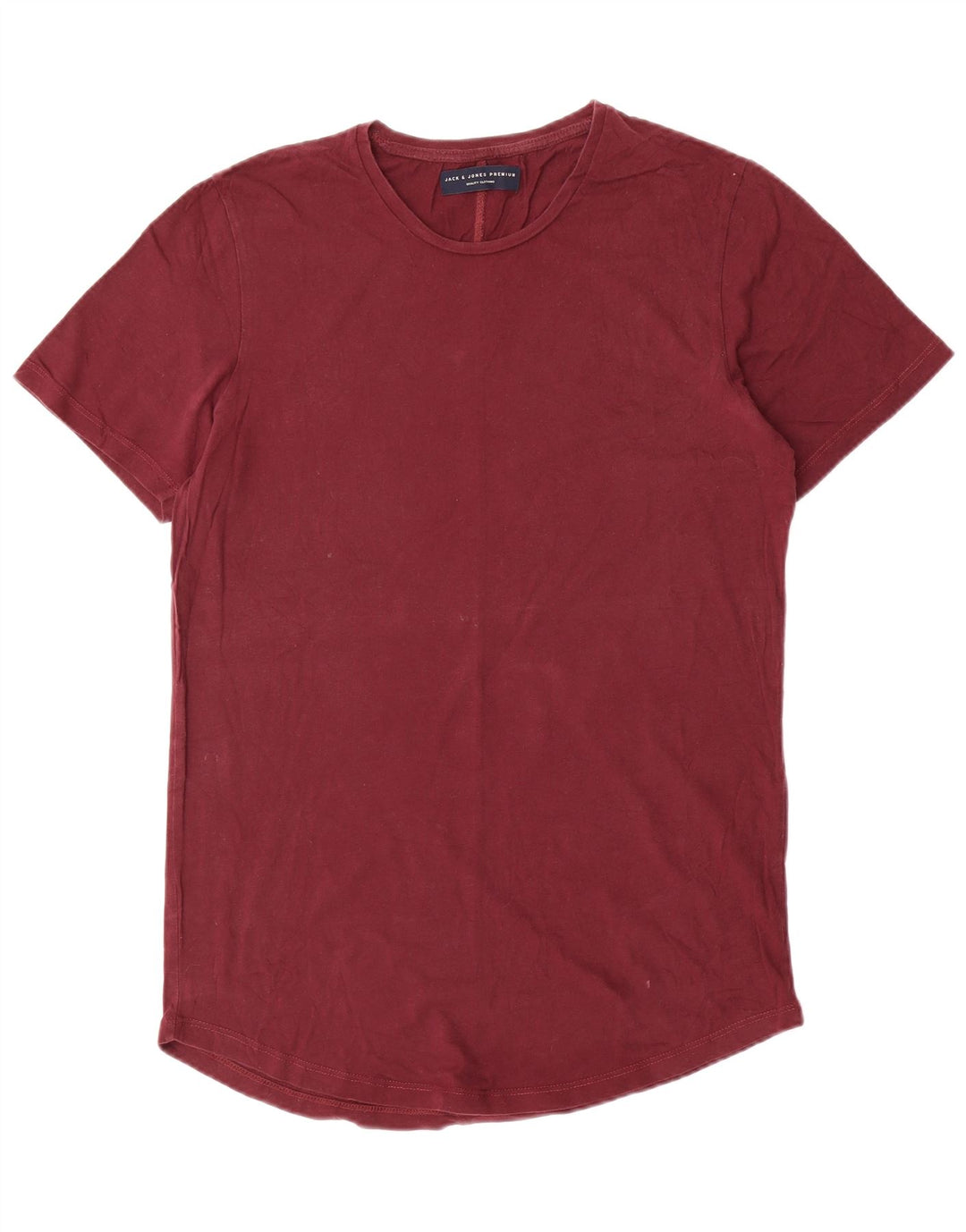 Tricou Jack & Jones pentru bărbați Top Medium Burgundy Bumbac