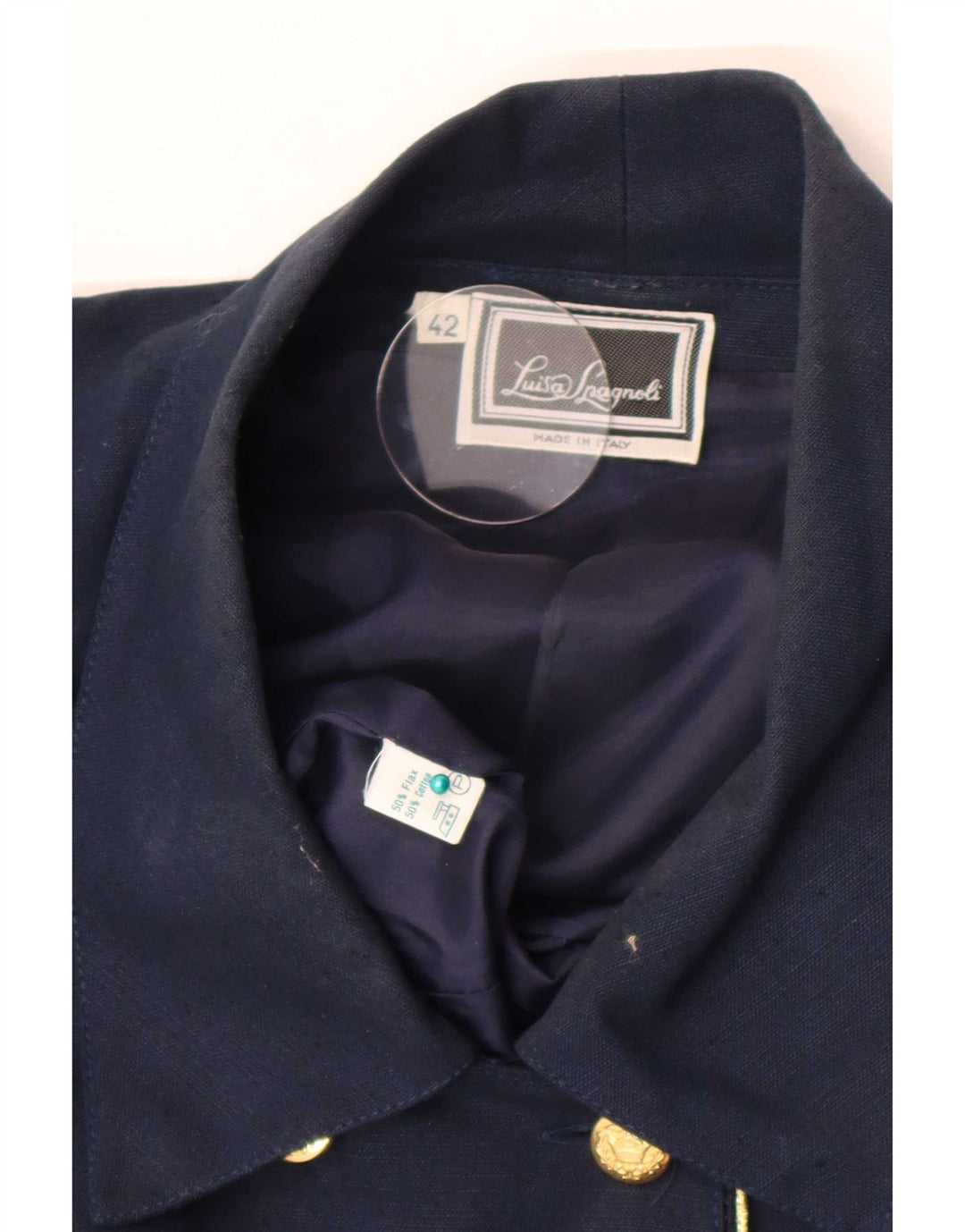 Top cardigan cu mânecă scurtă pentru femei Luisa Spagnoli IT 42 Medium Bleumarin