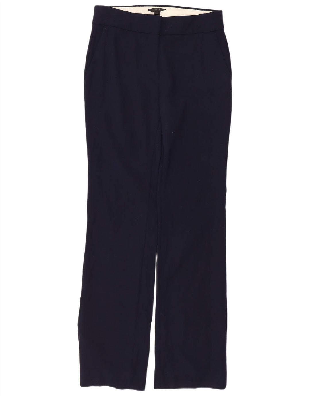 Pantaloni chino drepti pentru femei J. Crew US 2 XS W28 L32 bleumarin Poliester