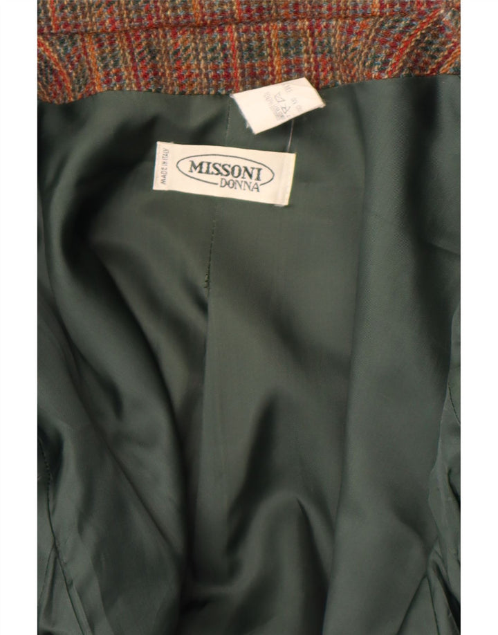 Sacou Missoni pentru femei UK 12 Mediu, multicolore, cu dungi clasice