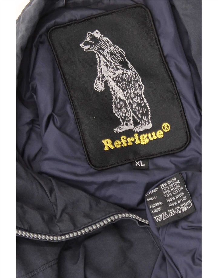 Jachetă Bomber pentru bărbați Refrigue UK 42 XL Nailon bleumarin