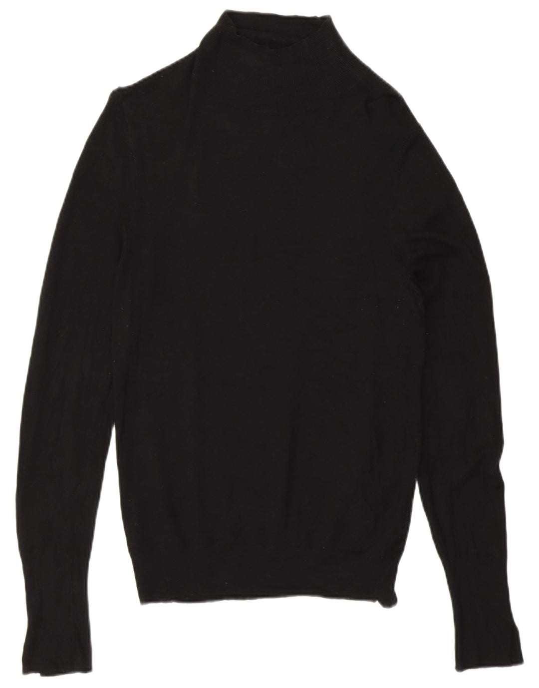 Pulover cu gât țestoasă pentru femei Zara UK 14 Viscoză medie neagră