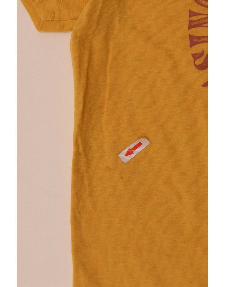 Tricou grafic pentru bărbați Fat Face Top mic Bumbac galben