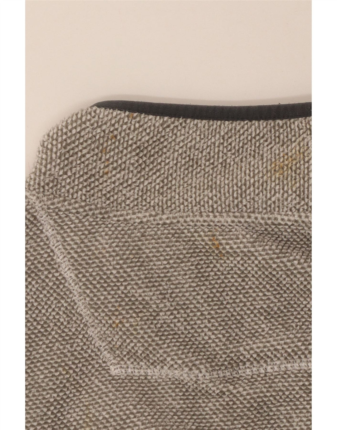 WEIRD FISH Pulover pentru bărbați, cu fermoar și gât, poliester XL, gri