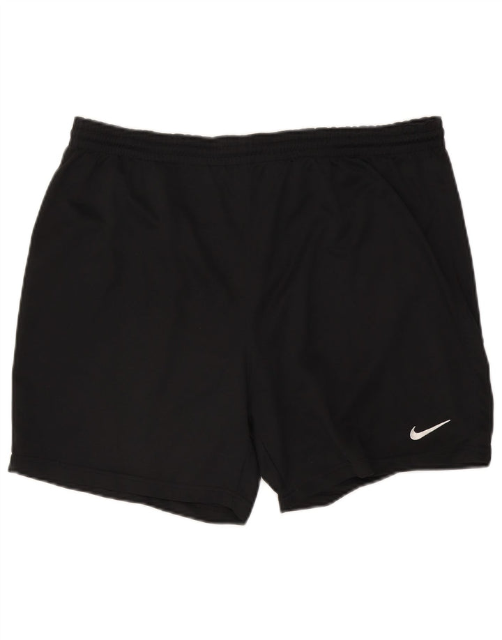Pantaloni scurți sport Nike pentru bărbați, mari, negru, poliester