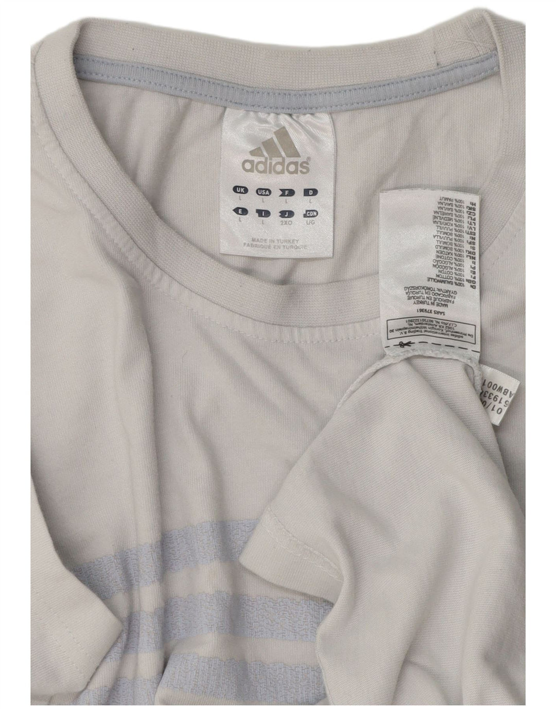 Tricou pentru bărbați Adidas Top mare, albastru, bumbac