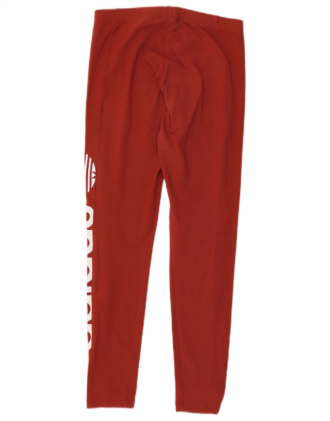 Leggings grafic Adidas pentru femei UK 12 Medium Burgundy