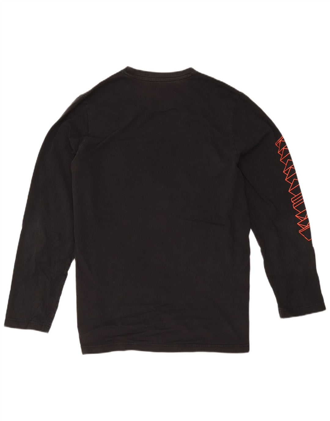 Tricou cu mânecă lungă pentru bărbați Adidas, bumbac negru mare