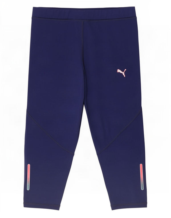Leggings Capri Puma pentru femei UK 10 Small, bleumarin, poliester