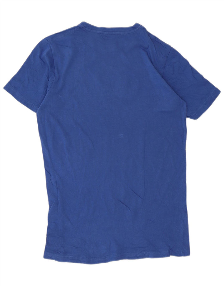 Tricou grafic Carrera pentru bărbați Top mic, albastru, bumbac