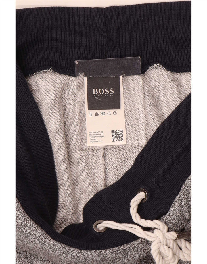 Pantaloni de trening pentru bărbați Hugo Boss Pantaloni de jogging Gri mediu Colorblock