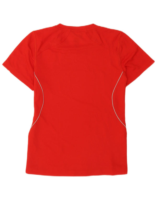 Tricou Adidas pentru femei Top UK 14 Medium Red Poliester Sports