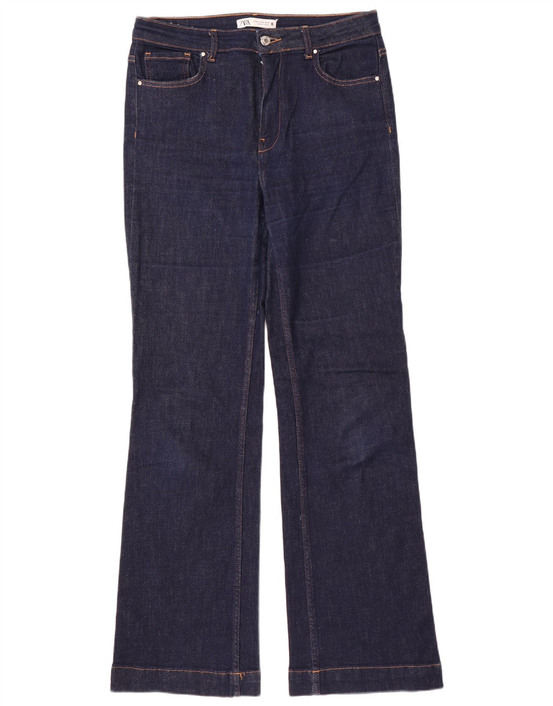Blugi Bootcut pentru Damă Zara EU 42 Large W32 L34 Bleumarin