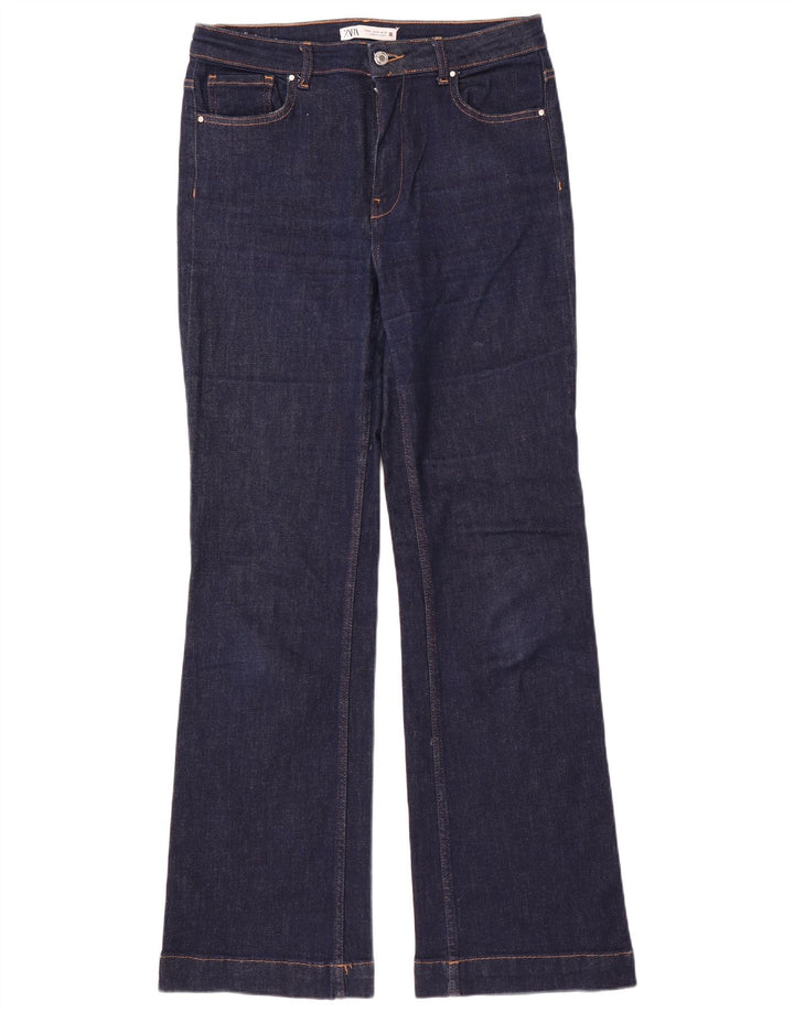 Blugi Bootcut pentru Damă Zara EU 42 Large W32 L34 Bleumarin