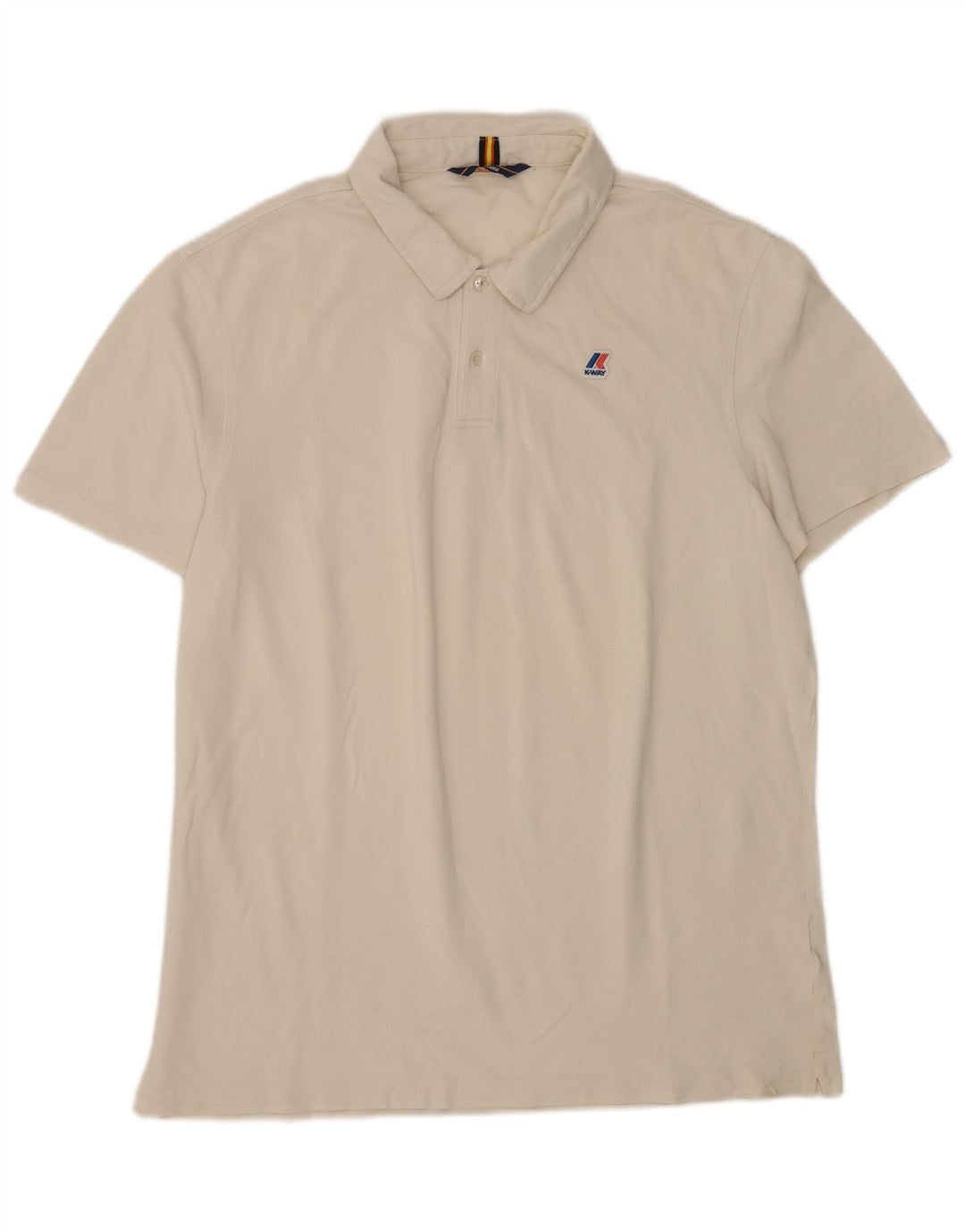 Tricou polo pentru bărbați K-Way XL alb