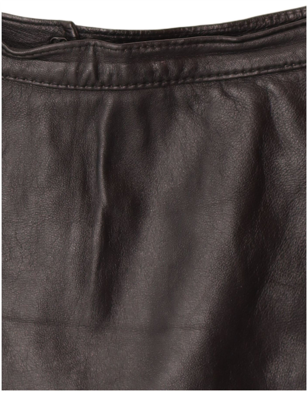 Fusta din piele pentru femei VINTAGE W24 XS negru