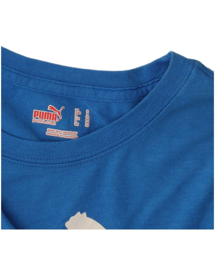 Tricou grafic PUMA pentru femei Top UK 10 Small Blue